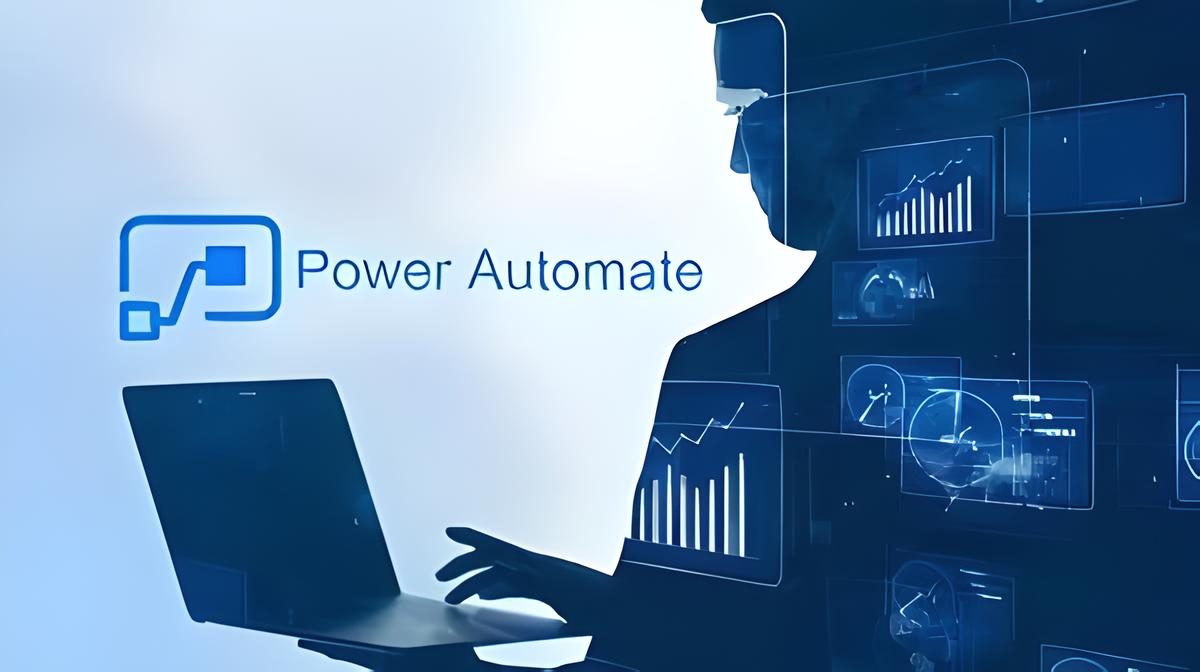 prosteit informatyk IT, na tle power automate