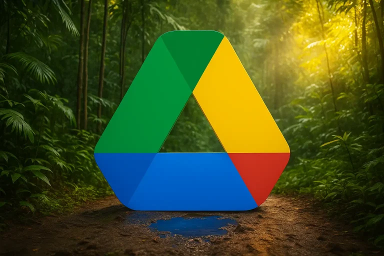 Google Drive jungle logo, IT services for companies, implementations, networks, servers