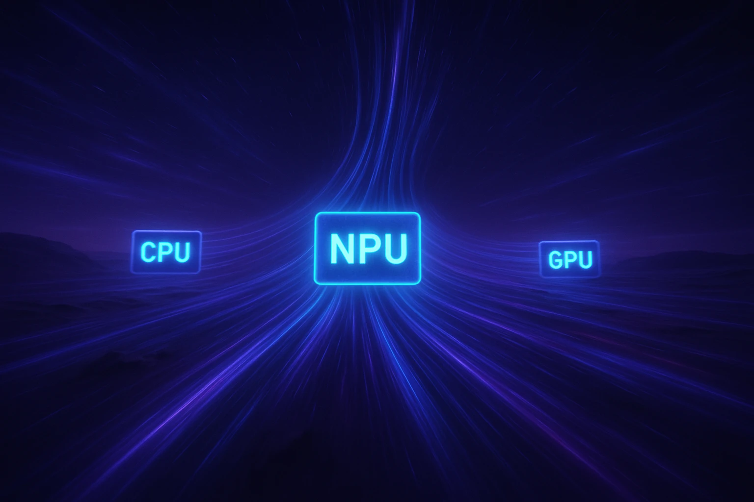 NPU what is it, NPU futuristic photo, IT service Ożarów Mazowiecki