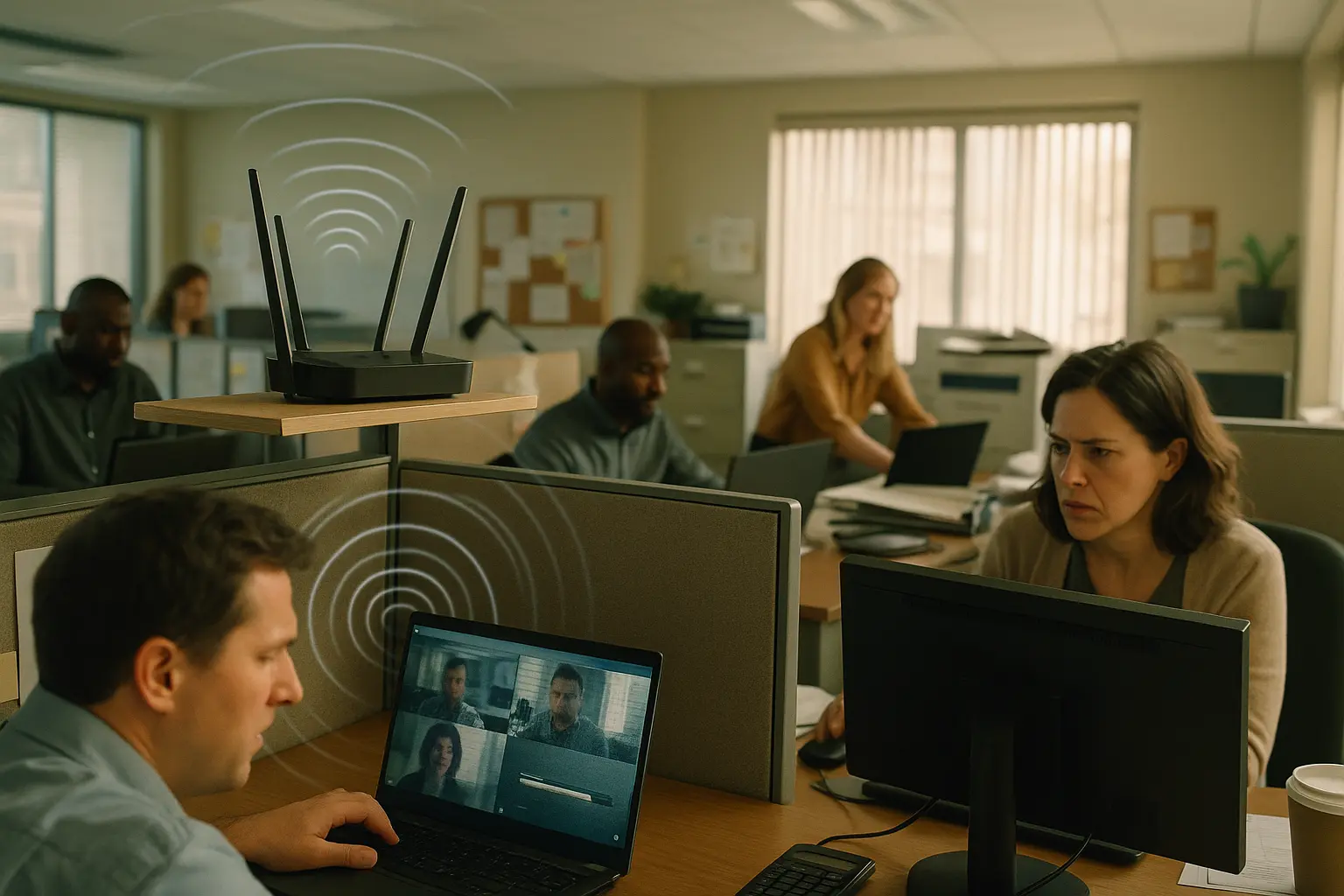 Standard Wi-Fi w firmie, wsparcie IT dla firm