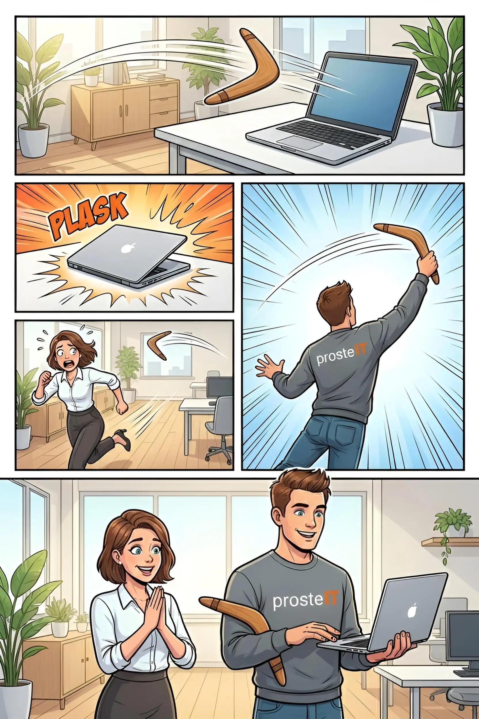 Obsługa informatyczna dla firm Warszawa, usługi informatyczne dla firm, wsparcie IT Warszawa, opieka IT, obsługa iT, usługi IT, partner IT, komiks IT