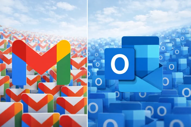 Gnail vs. Outlook in Practice: A Comparison for Businesses, IT Services Ożarów Mazowiecki, Warsaw, Błonie