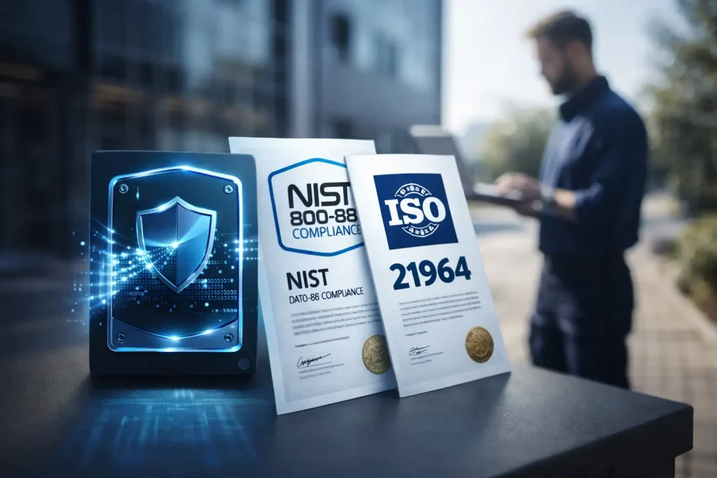 Bezpieczne usuwanie danych przed utylizacją sprzętu IT - NIST 800-88, ISO 21964 i obowiązki firmy