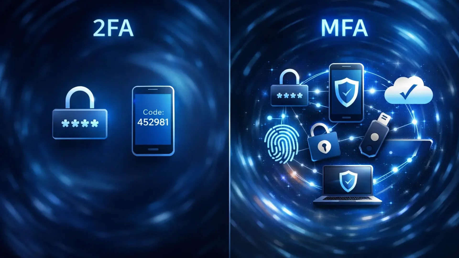 MFA i 2FA różnice, wyjaśnienie. Pomoc IT dla firm Ożarów Mazowiecki, Grodzisk Mazowiecki, Bemowo, Wola, IT Wola. outsourcing IT dla firm