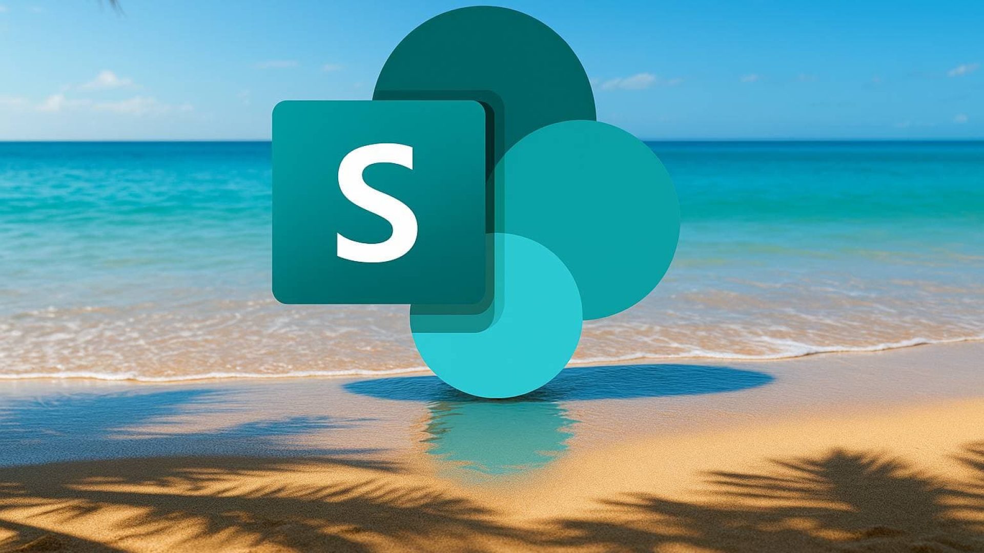 sharepoint-futuristic-logo-on-the-beach-prosteit