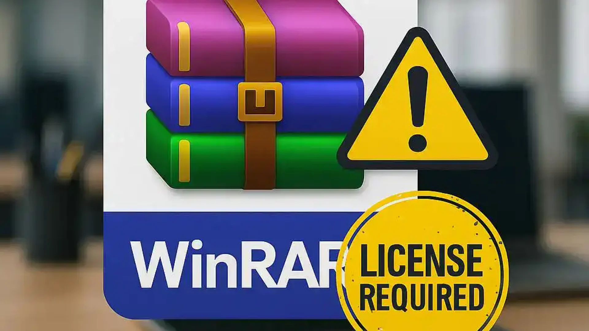 WinRAR logo, pomoc informatyczna dla firm, firma informatyczna Ożarów Mazowiecki